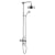 Sagittarius Bloomsbury Thermostatic Exposed Shower Mixer with Shower Kit and Fixed Head - Chrome