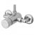 Sagittarius Exposed Temp-Flow Adjustable Non Concussive Shower Valve - Chrome