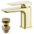 Sagittarius Ravenna Mono Basin Mixer Tap with Sprung Waste - Brushed Brass