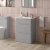 Signature Kalmar Floor Standing 2-Drawer Vanity Unit with Basin 610mm Wide - Grey Gloss