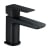 Signature Glide Cloakroom Mono Basin Mixer Tap Single Handle with Waste - Matt Black