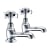 Signature Greenwich Bath Taps Pair Pillar Mounted - Chrome