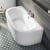 Signature Hera Double Ended Back to Wall Bath 1700mm x 750mm 0 Tap Hole (inc Leg Set)