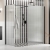 Signature Icon Fluted Black Accent Walk-In Shower Enclosure