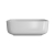 Signature Olmec Square Countertop Basin with Unslotted Waste 390mm Wide 0 Tap Hole - Matt White