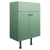 Signature Malmo Floor Standing 2-Door Vanity Unit 600mm Wide - Matt Sage Green