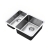 The 1810 Company Luxsoplusduo25 180/340U 1.5 Bowl Kitchen Sink - Right Handed