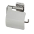 Tiger Colar Toilet Roll Holder with Cover - Polished Stainless Steel