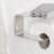 Tiger Colar Toilet Roll Holder with Shelf - Polished Stainless Steel