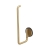 Tiger Tune Spare Toilet Roll Holder - Brushed Brass/Black