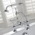 Verona Edwardian Bath Shower Mixer Tap Pillar Mounted - Chrome