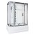 Vidalux Aegean Rectangular Steam Whirlpool Shower Bath Cabin 1350mm x 800mm - Crystal White