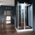 Vidalux Alto Hydro Rectangular Shower Cabin 1200mm x 800mm - Midnight Black