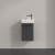 Villeroy & Boch Avento Wall Hung Vanity Unit LH with Basin 360mm Wide - Graphite with Black Handle