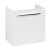 Villeroy & Boch Avento Wall Hung Vanity Unit LH with Basin 550mm Wide - Brilliant White with Chrome Handle