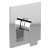 Villeroy & Boch Liberty Rectangular Concealed Shower Valve Single Outlet - Chrome