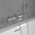 Villeroy & Boch Liberty Wall Mounted Round Bath Shower Mixer Tap - Chrome