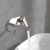 Villeroy & Boch O.novo Start Wall Mounted Basin Mixer Tap with Push-Open Slotted Waste - Chrome
