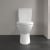 Villeroy & Boch O.novo Close Coupled Toilet with Push Button Cistern - Soft Close Seat