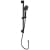 Villeroy & Boch Verve Slider Rail Shower Kit with Three Function Handset - Matt Black