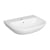 Vitra S20 Wash Basin and Large Semi Pedestal 550mm Wide 1 Tap Hole