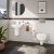 Vitra S20 Cloakroom Basin and Small Semi Pedestal 450mm Wide 2 Tap Hole