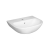 Vitra S20 Cloakroom Basin and Full Pedestal 450mm Wide 1 Tap Hole