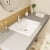 Vitra S20 Compact Countertop Inset Basin Front Overflow 500mm Wide - 1 Tap Hole