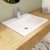 Vitra S20 Compact Countertop inset Basin Front Overflow 550mm Wide - 1 Tap Hole