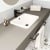 Vitra S20 Compact Countertop Inset Basin Front Overflow 500mm Wide - 0 Tap Hole