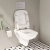 Vitra S20 Wall Hung Toilet - Standard Seat