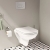 Vitra S20 Wall Hung Toilet - Standard Seat