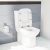 Vitra S20 Close Coupled Toilet Closed Back Push Button Cistern - Standard Seat