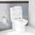 Vitra S20 Close Coupled Toilet Closed Back Push Button Cistern - Soft Close Seat