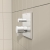 Vitra Square Thermostatic Concealed Shower Valve 2 Outlet - Chrome