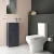 Vitra Zentrum Close Coupled BTW Toilet Push Button Cistern - Quick Release Soft Close Seat