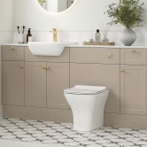 Signature Malmo Latte Fitted Bathroom Furniture